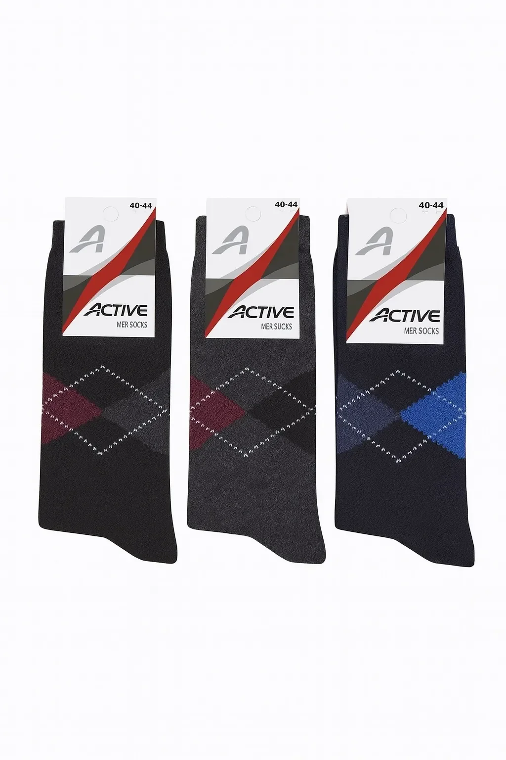 Active Erkek Havlu Çorap 12'li Karışık Renk - 5