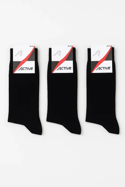 Active Erkek Havlu Çorap 12li Siyah 