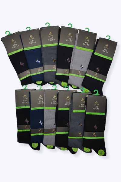 YGZ Erkek Bambu Çorap 12'li Paket - 2