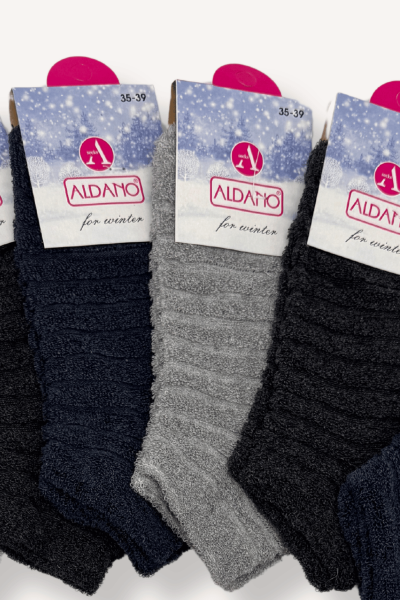 Aldano Kadın Ters Havlu Patik 12'li (1)