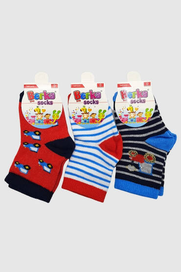 Berka Bebe Çorap 12'li Paket Asorti - 6