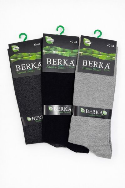 Berka Erkek Bambu Çorap 12'li Paket