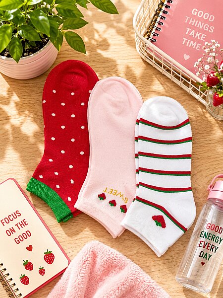 Berka Kız Çocuk 3'lü Patik 12'li Paket (1)