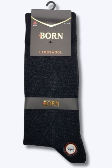 Born Erkek Lambswool Çorap 12'li Paket Asorti - 8