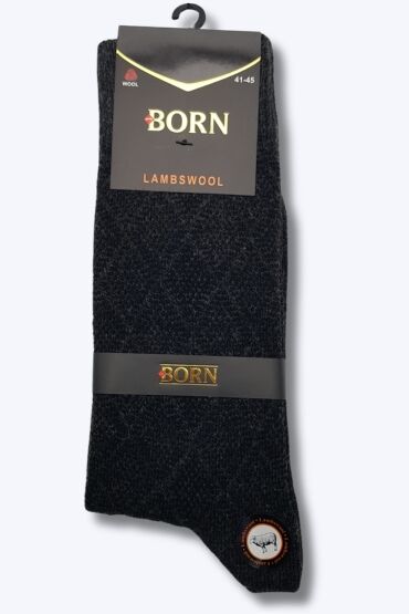 Born Erkek Lambswool Çorap 12'li Paket Asorti - 6