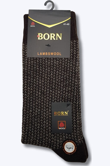 Born Erkek Lambswool Havlu Çorap 12'li Paket Asorti - 4