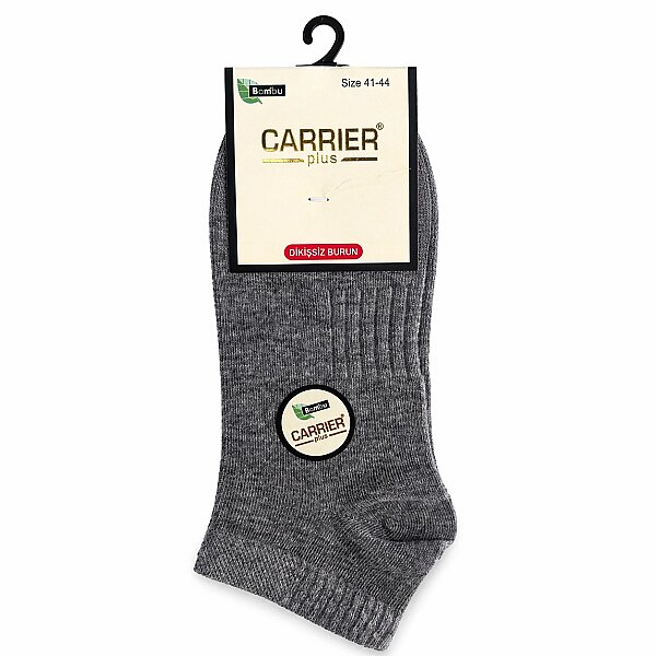 Carrier Erkek Kısa Patik 12li Gri