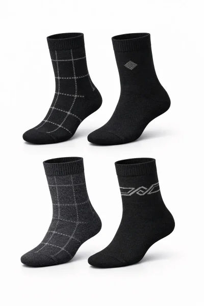 Club Erkek Lambswool Çorap 12'li (1)