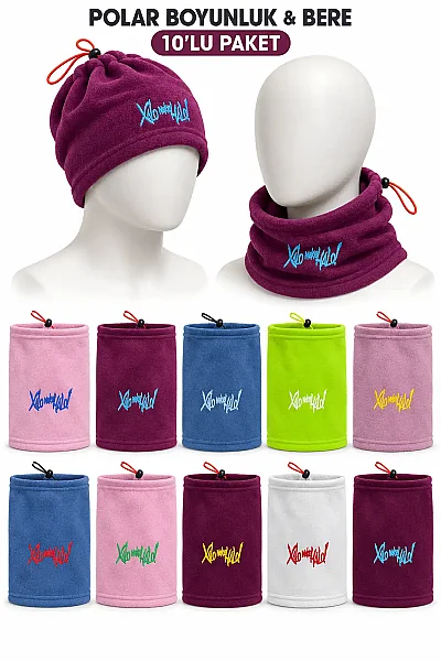 Çocuk Nakışlı Polar Boyunluk (1)