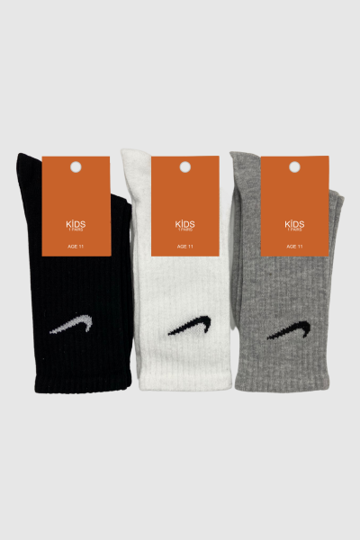 Çocuk Tenis Çorap 12'li Paket Asorti - 1