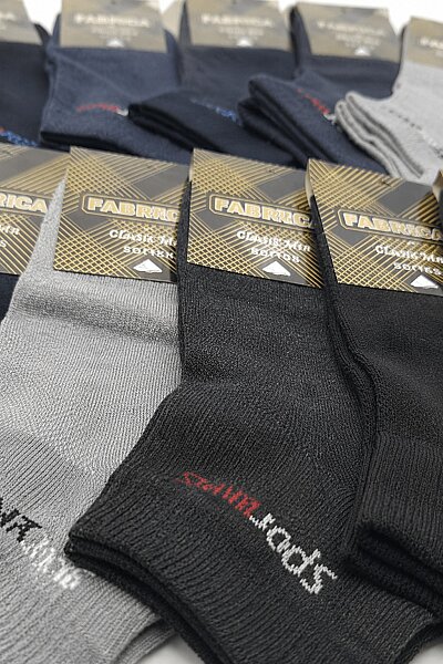 Fabbrica Erkek Patik 12'li Asorti (1)