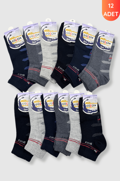 Gülçek Erkek Spor Patik 12'li Paket 1 