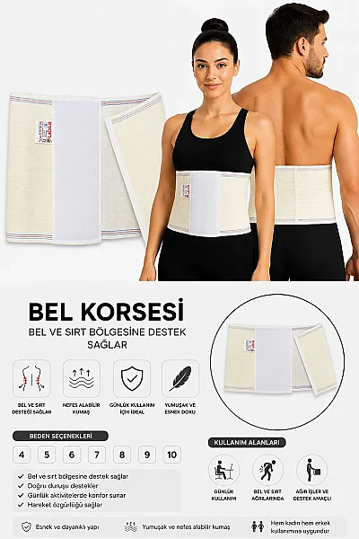 İnan Tosyalı Cırtlı Korse Beyaz