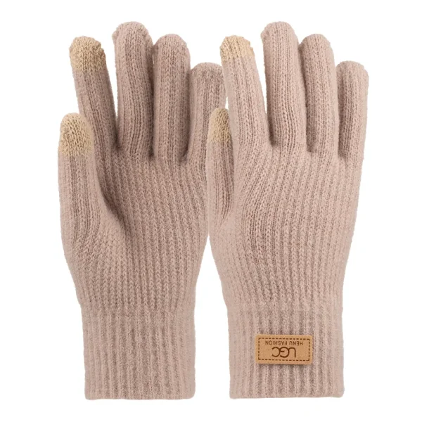 K25975-03 Kadın Dokunmatikli Örme Eldiven 6'lı