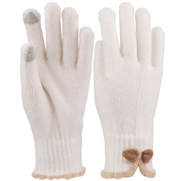K25975-04 Kadın Dokunmatikli Örme Eldiven 6'lı
