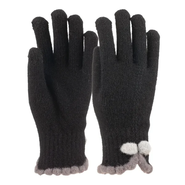 K25975-04 Kadın Dokunmatikli Örme Eldiven 6'lı (1)