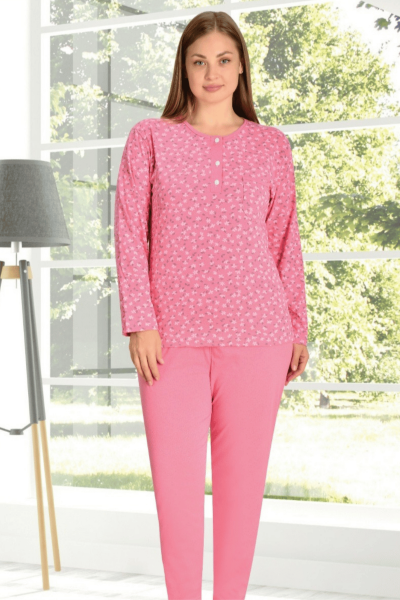 Melika Kadın Penye Pijama Takımı Tekli (1)