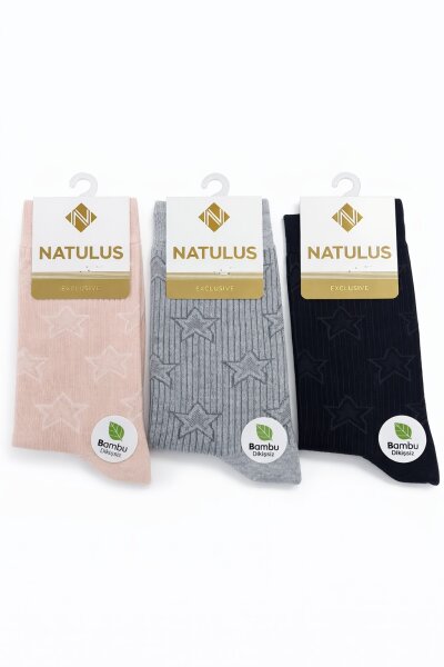 Natulus Kadın Çorap 12li Karışık