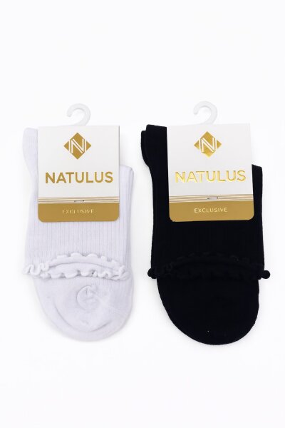 Natulus Kadın Konç Patik 12li Karışık