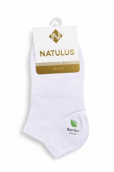 Natulus Kadın Patik 12li Beyaz