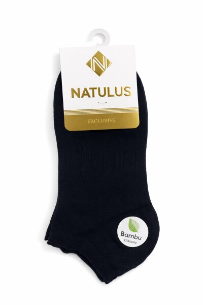 Natulus Kadın Patik 12li Siyah