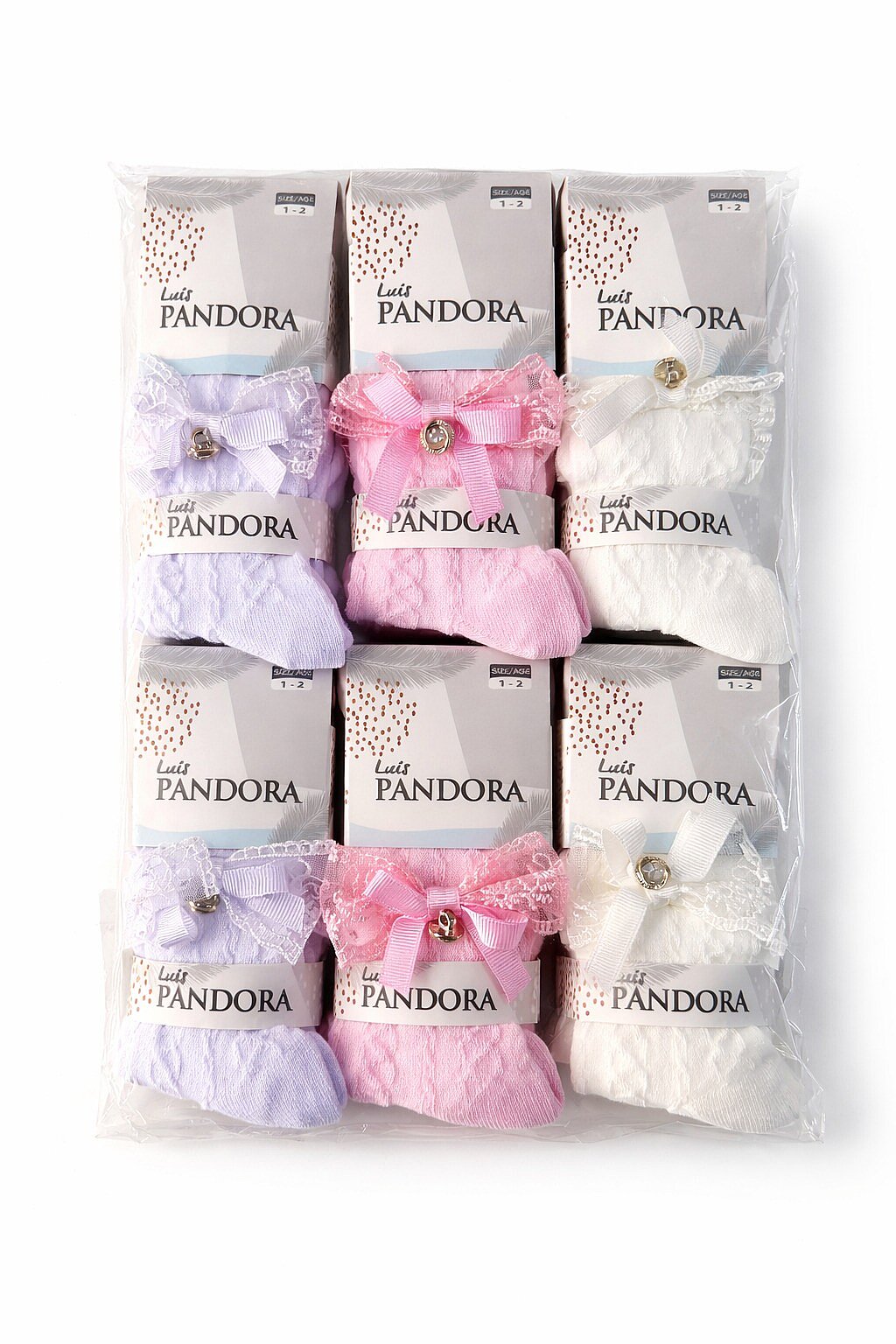 Pandora Aksesuarlı Külotlu Çorap 6lı - 5