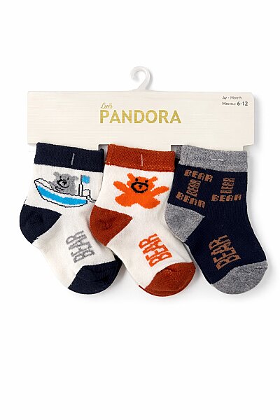 Pandora Erkek Bebe Çorap 12li