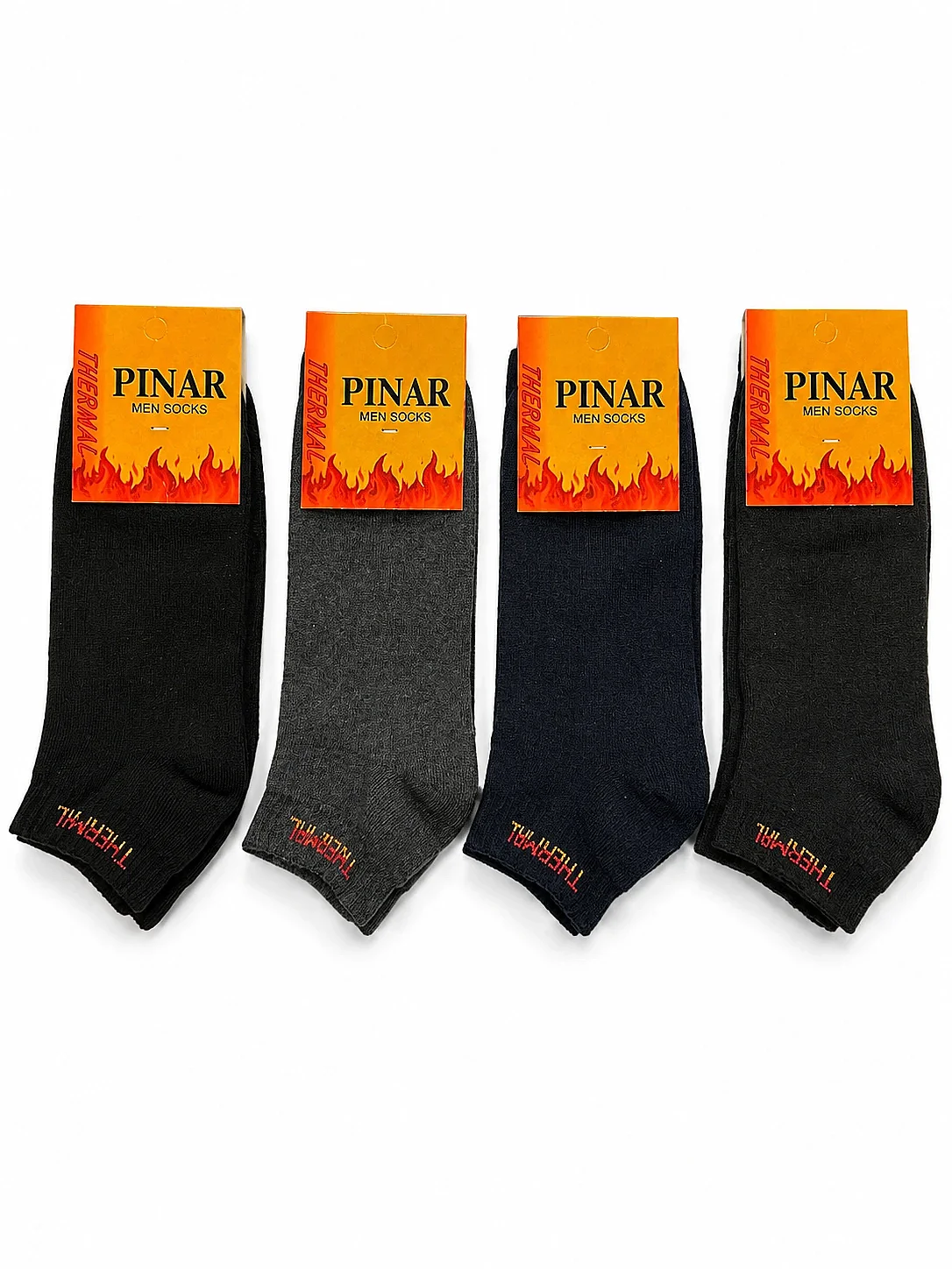 Pınar Erkek Termal Havlu Patik 12'li Karışık - 1