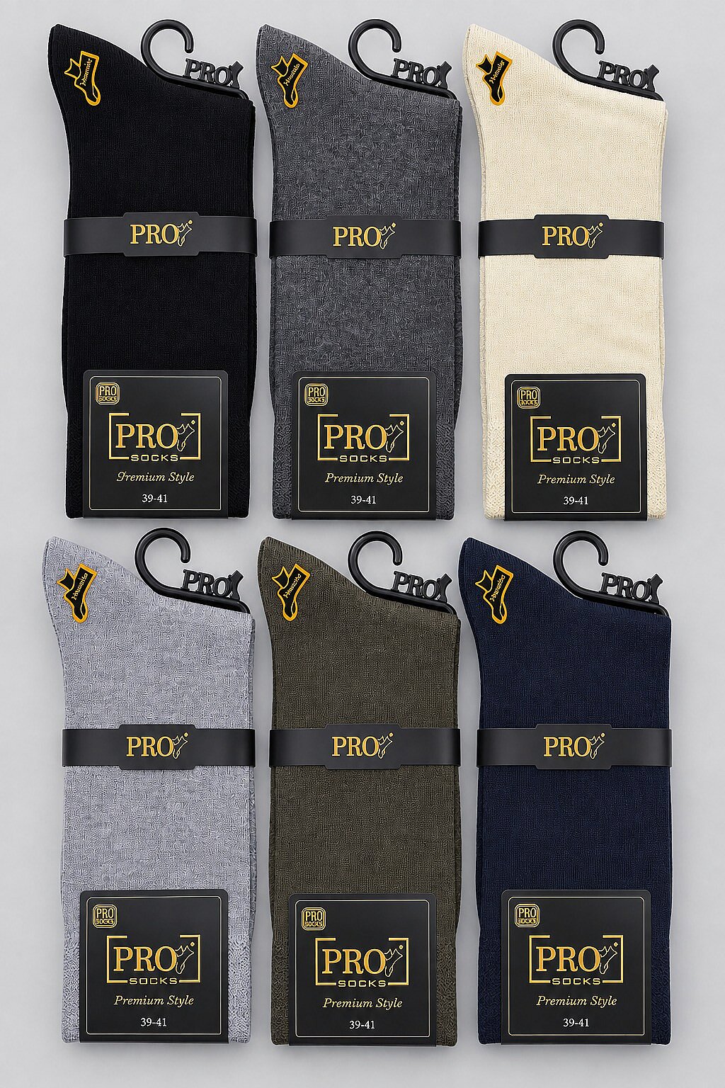 Pro Erkek Penye Çorap 39-41 12li - 1