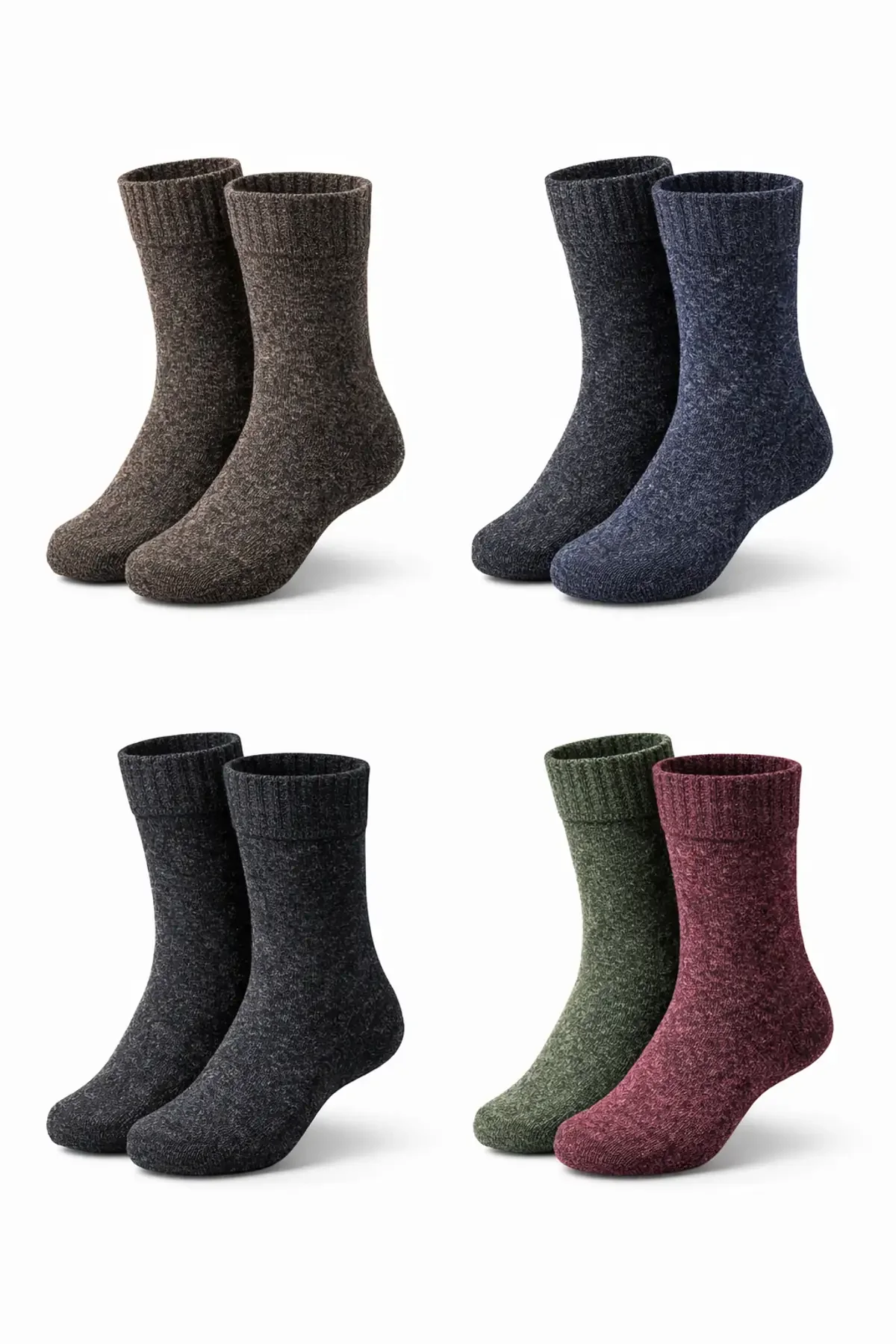 Sara Kadın Lambswool Çorap 12li - 1