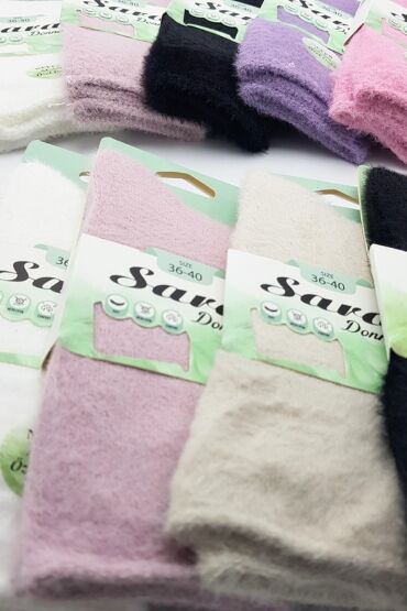 Sara Kadın Yumoş Çorap 12'li Paket (1)
