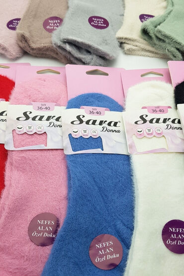 Sara Kadın Yumoş Patik 12'li Paket - 2