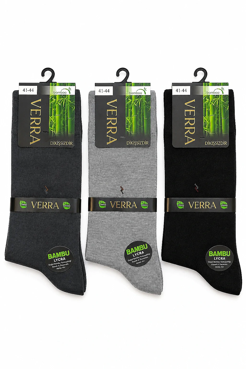 Verra Erkek Bambu Çorap 12li Karışık - 1