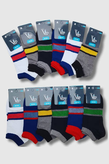 Vip Erkek Çocuk Patik 12'li Paket